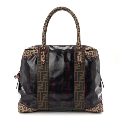 Fendi Zucca Zucchino Spalmati Large Mixed Media B Mix Tote Multicolor Tobacco 1 of 10