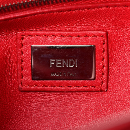 Fendi Nappa Studded Mini Peekaboo Iconic Satchel Fiamma Multicolor 6 of 11