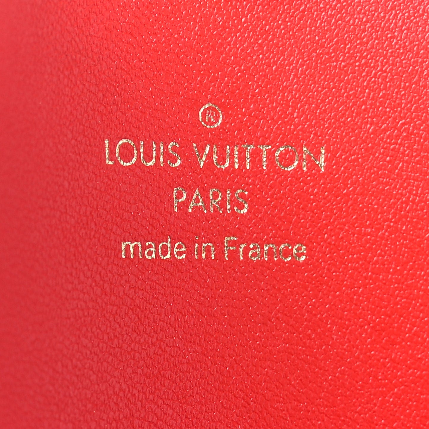 Monogram Medium Kirigami Pochette Insert Coquelicot