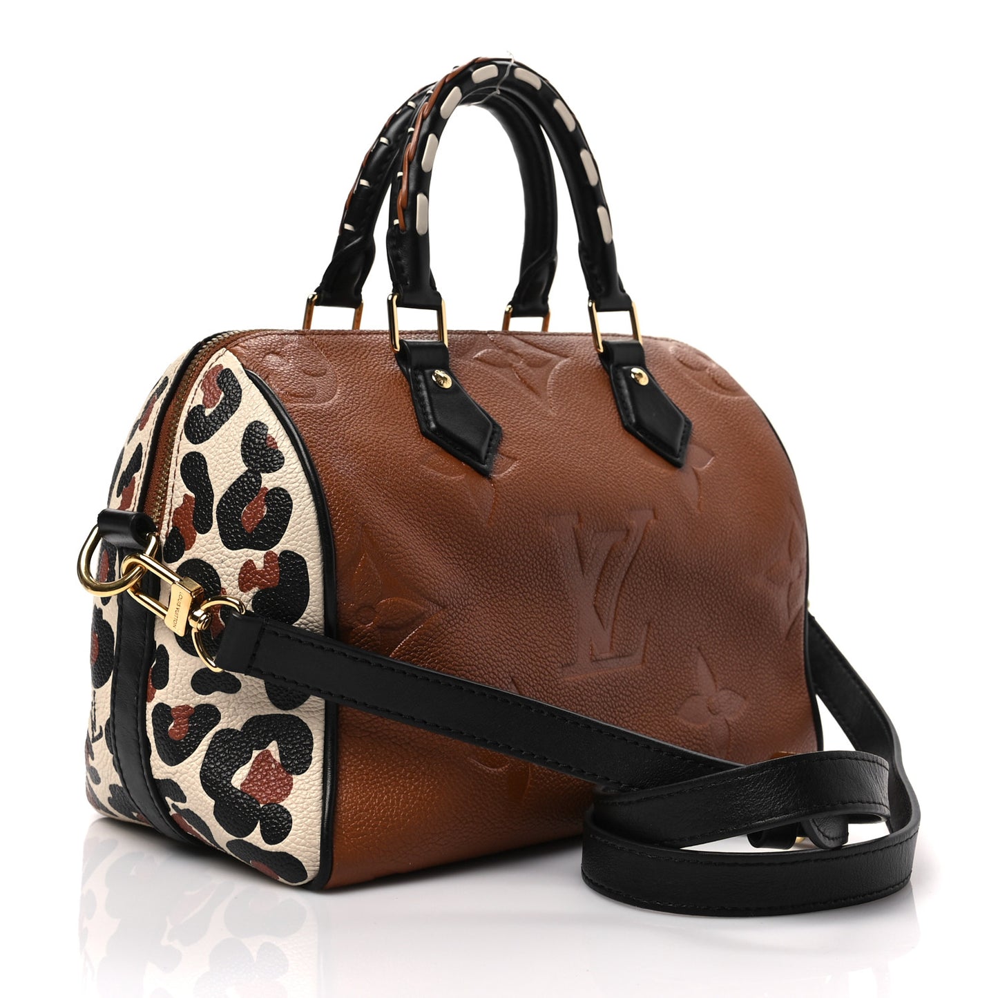 Empreinte Monogram Giant Wild At Heart Speedy Bandouliere 25 Caramel