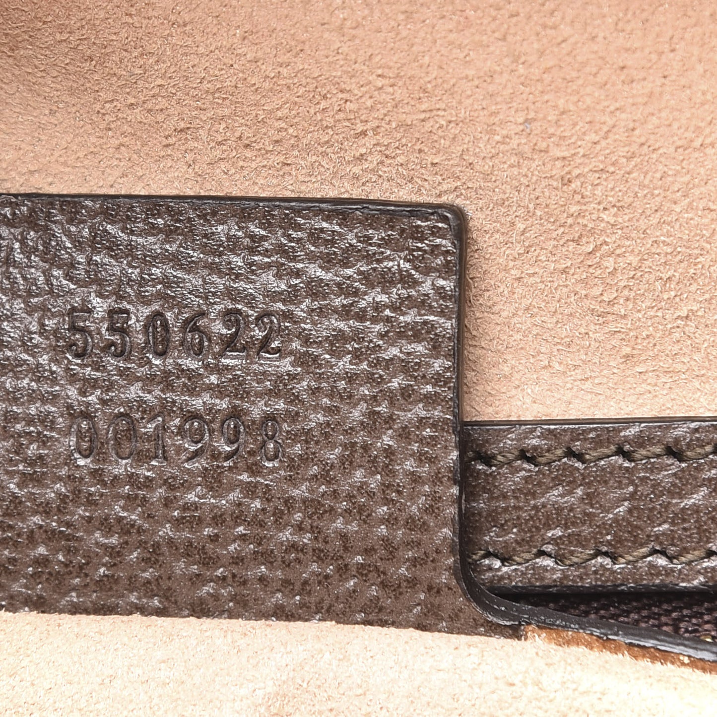 GG Supreme Monogram Web Small Ophidia Top Handle Shoulder Bag Brown