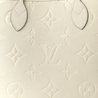 Louis Vuitton Empreinte Monogram Giant Neverfull MM Cream 10 of 10