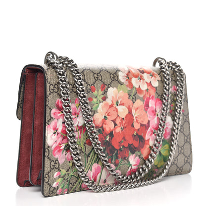Gucci GG Supreme Monogram Blooms Small Dionysus Shoulder Bag Beige Multicolor Dry Rose 3 of 13