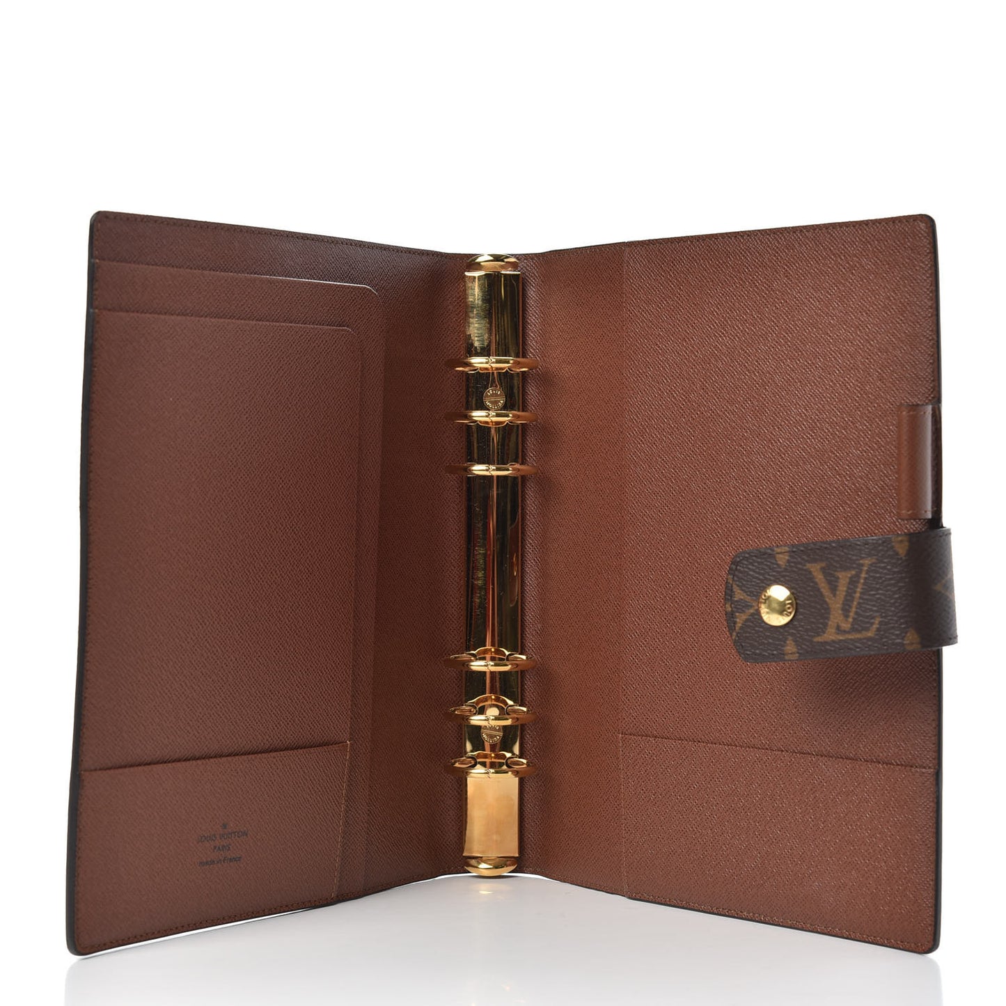 Monogram Large Ring Agenda Cover