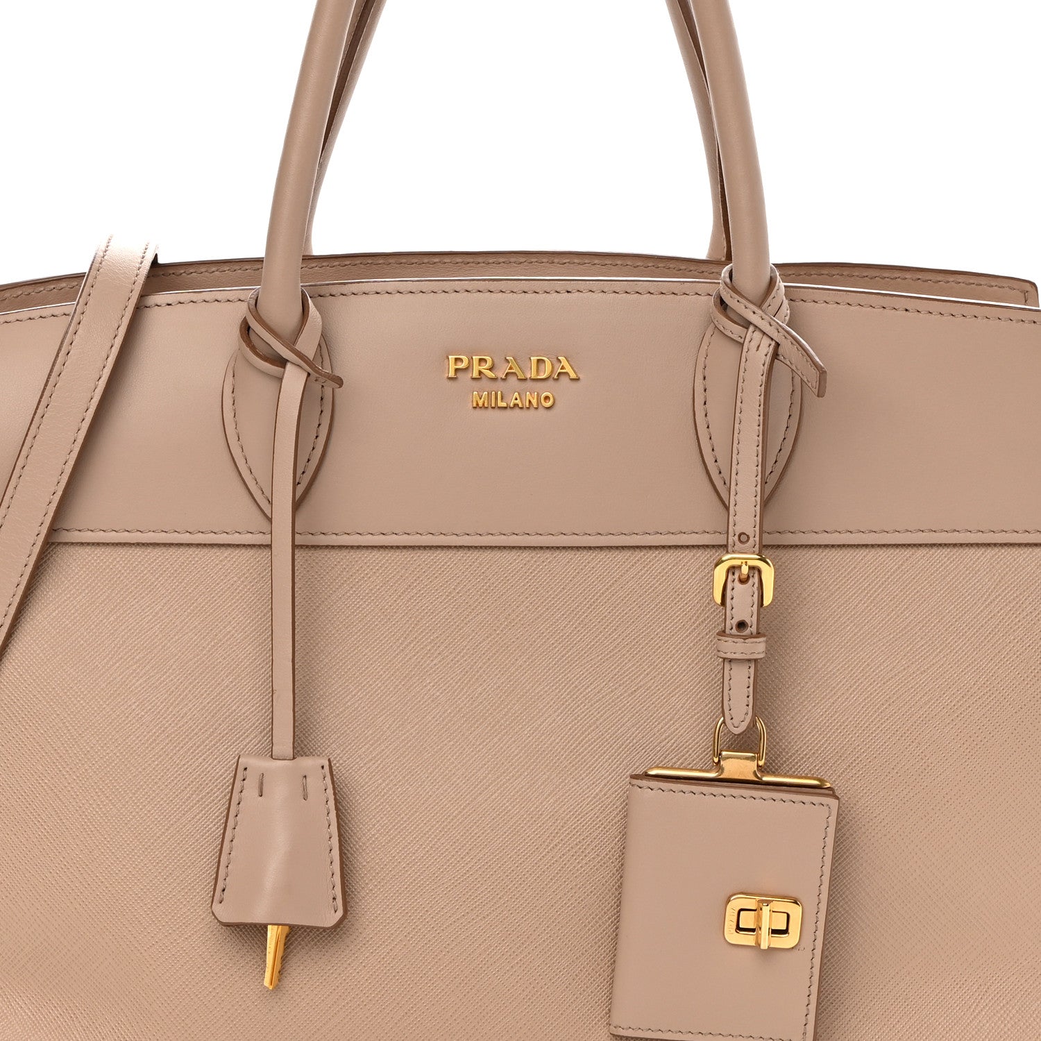 Prada Saffiano City Calfskin Medium Esplanade Cammeo 10 of 14