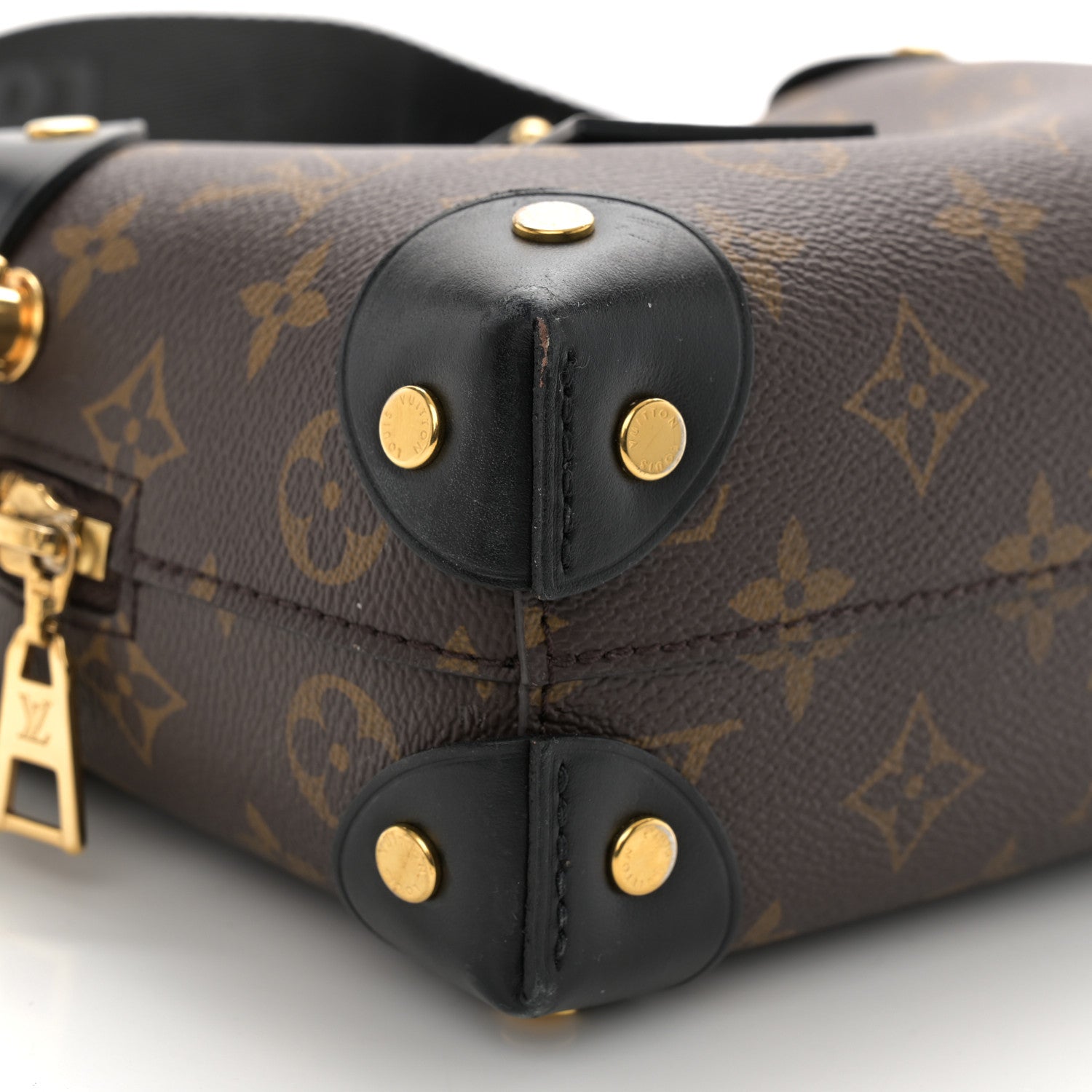 Louis Vuitton Monogram Petite Malle Souple Black 8 of 10