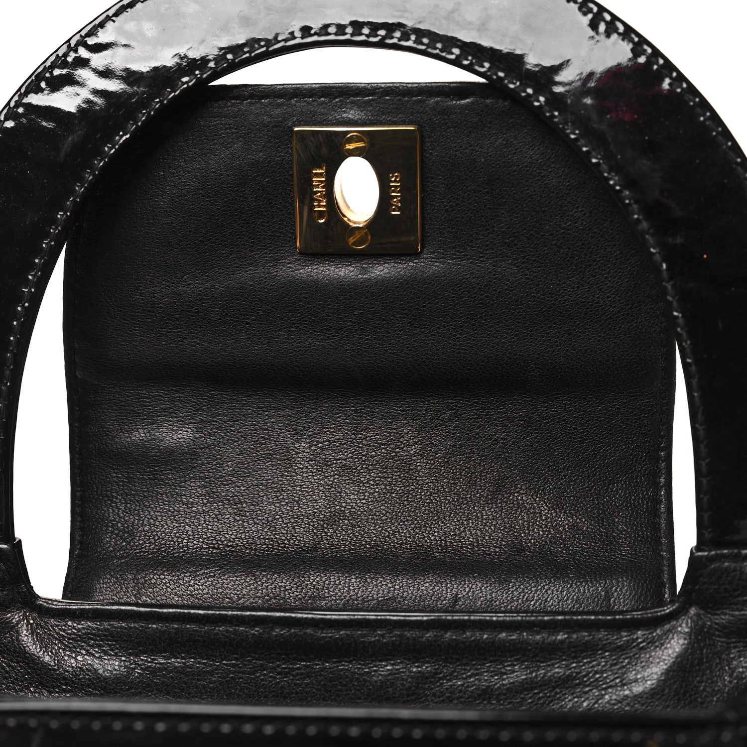 Chanel Patent Small Kelly Flap Bag Black 13 of 13