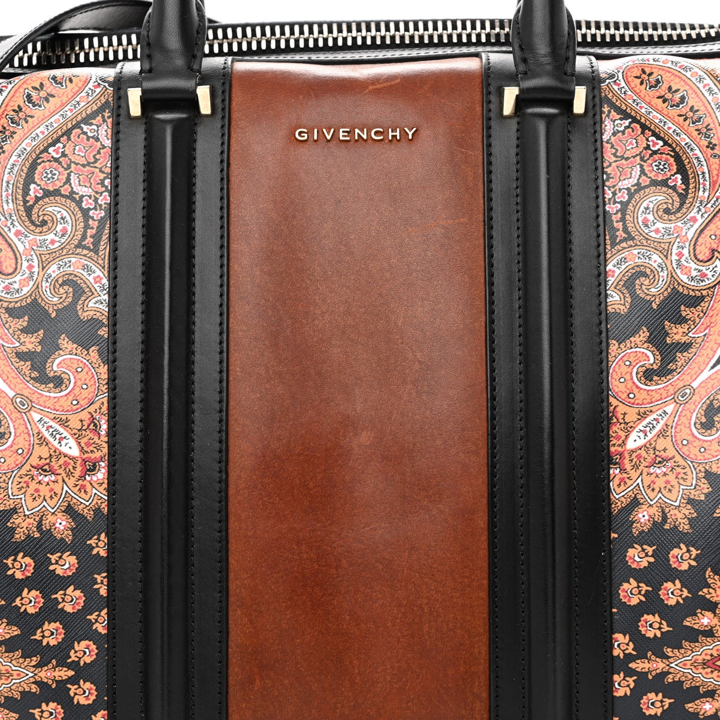 Calfskin Paisley Print Medium Lucrezia Multicolor