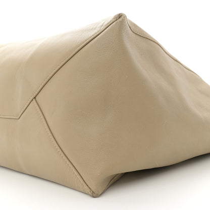 Celine Lambskin Horizontal Cabas Beige 10 of 20