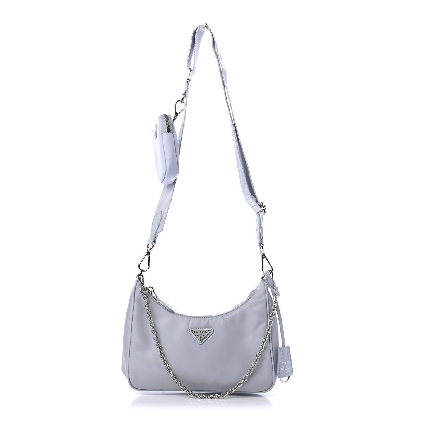 Re-Nylon Saffiano Re-Edition 2005 Shoulder Bag Fiordaliso