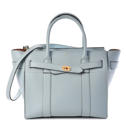 Mulberry Small Classic Grain Small Bayswater Zip Tote Light Antique Blue 1 of 9