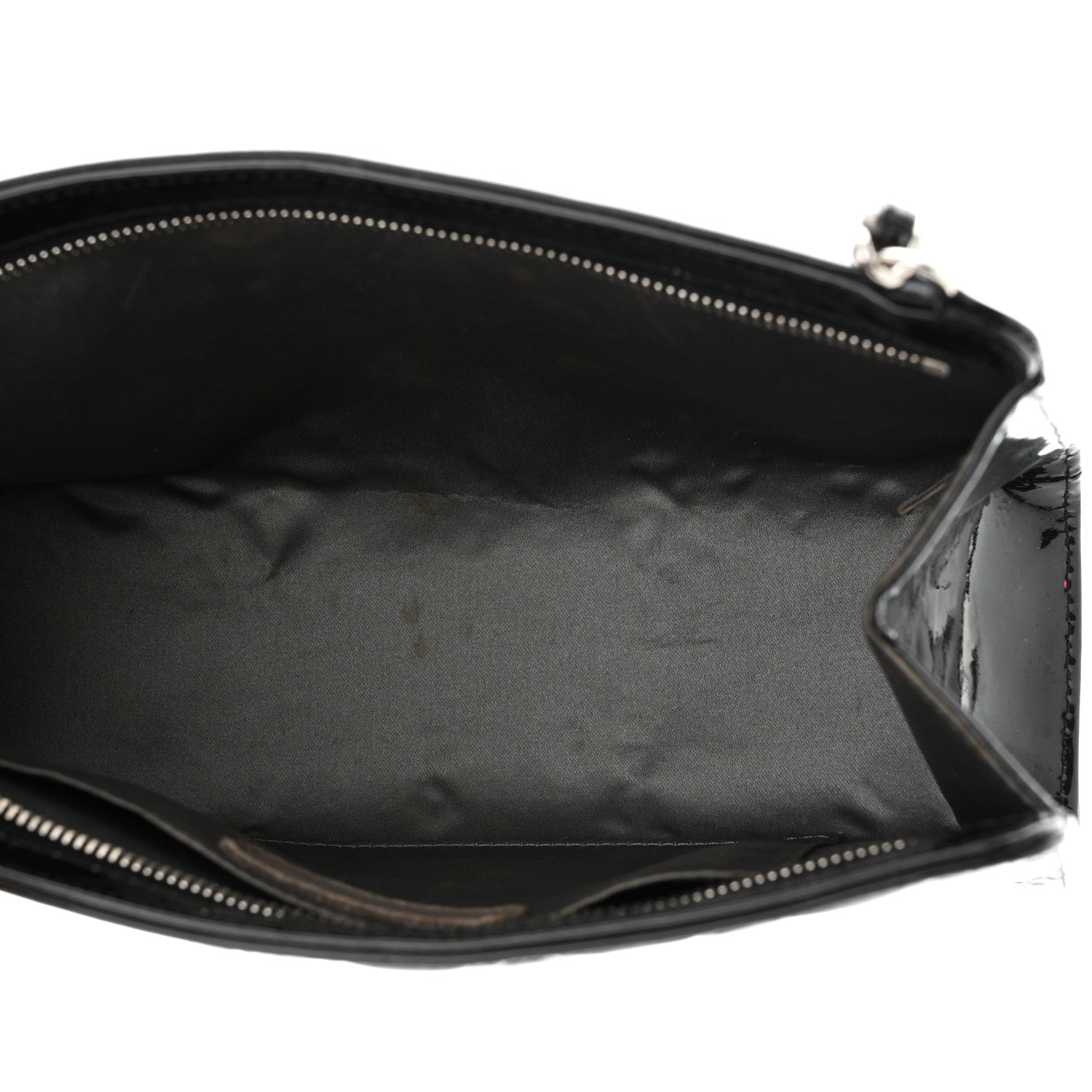 Chanel Patent Calfskin Lucky Symbols Pochette Black 5 of 10