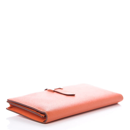 Hermes Epsom Bearn Gusset Wallet Feu 4 of 10
