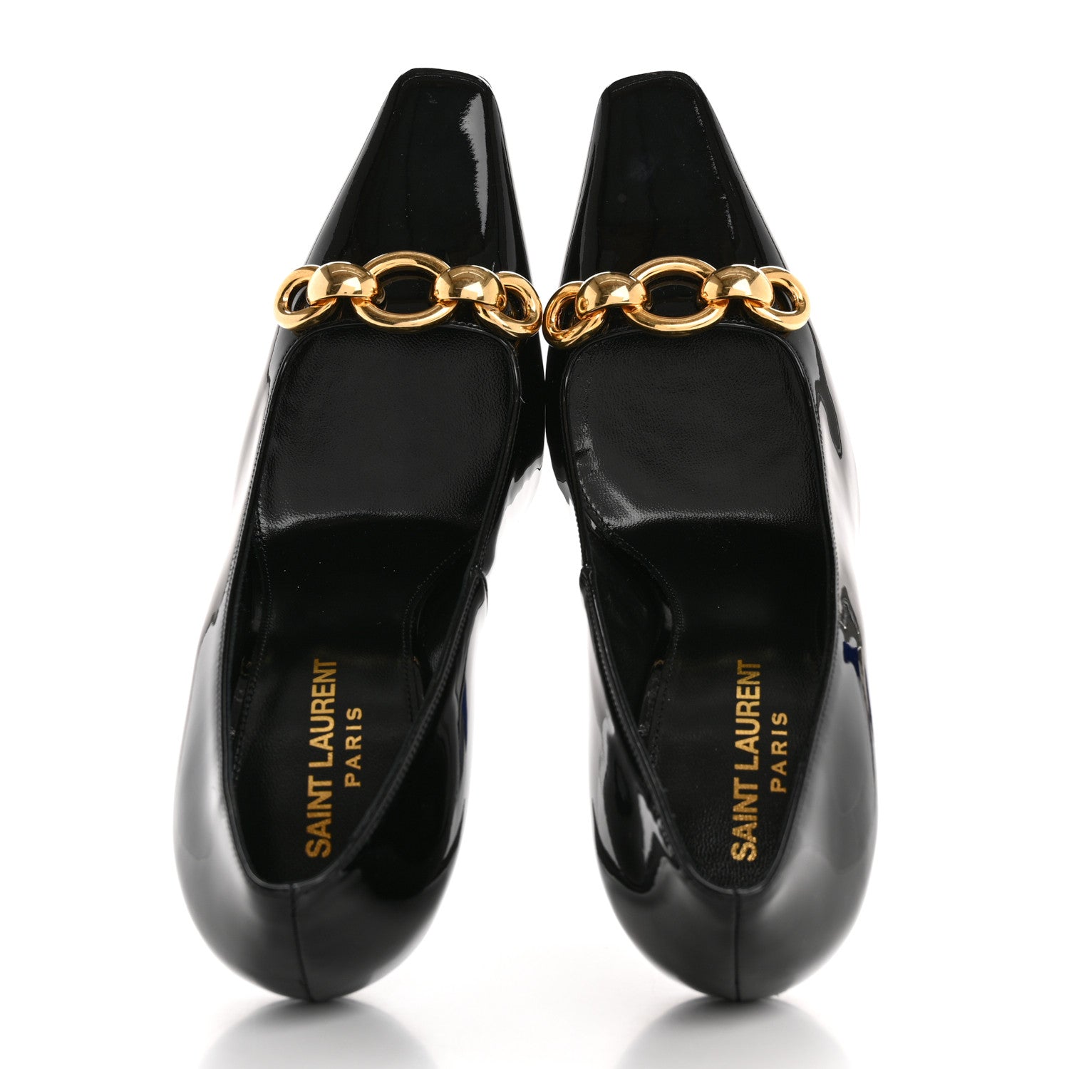 Saint Laurent Patent Silvana 110mm Pumps 37 Black 2 of 11