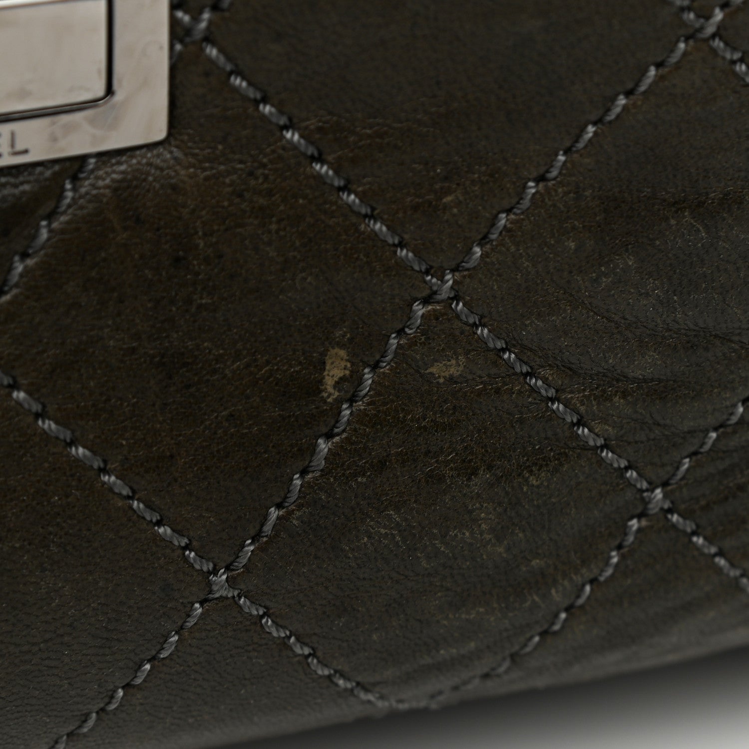 Chanel Lambskin Quilted 8 Knots Hobo Khaki 11 of 12