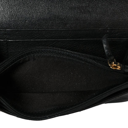 Chanel Calfskin Diamond Stitched CC Wallet Black 6 of 9
