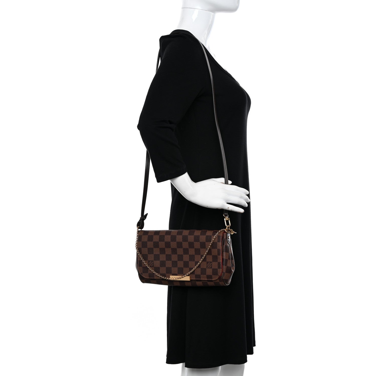 Louis Vuitton Damier Ebene Favorite MM 2 of 8