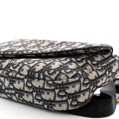 Christian Dior Oblique World Tour Saddle Belt Bag Beige Black 10 of 10