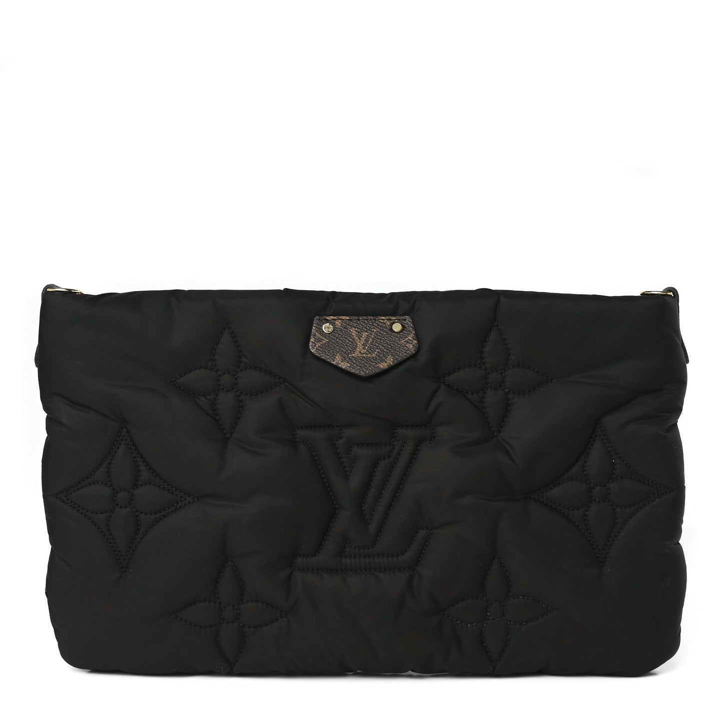 Econyl Monogram Pillow Maxi Multi Pochette Accessories Mini Pochette Black