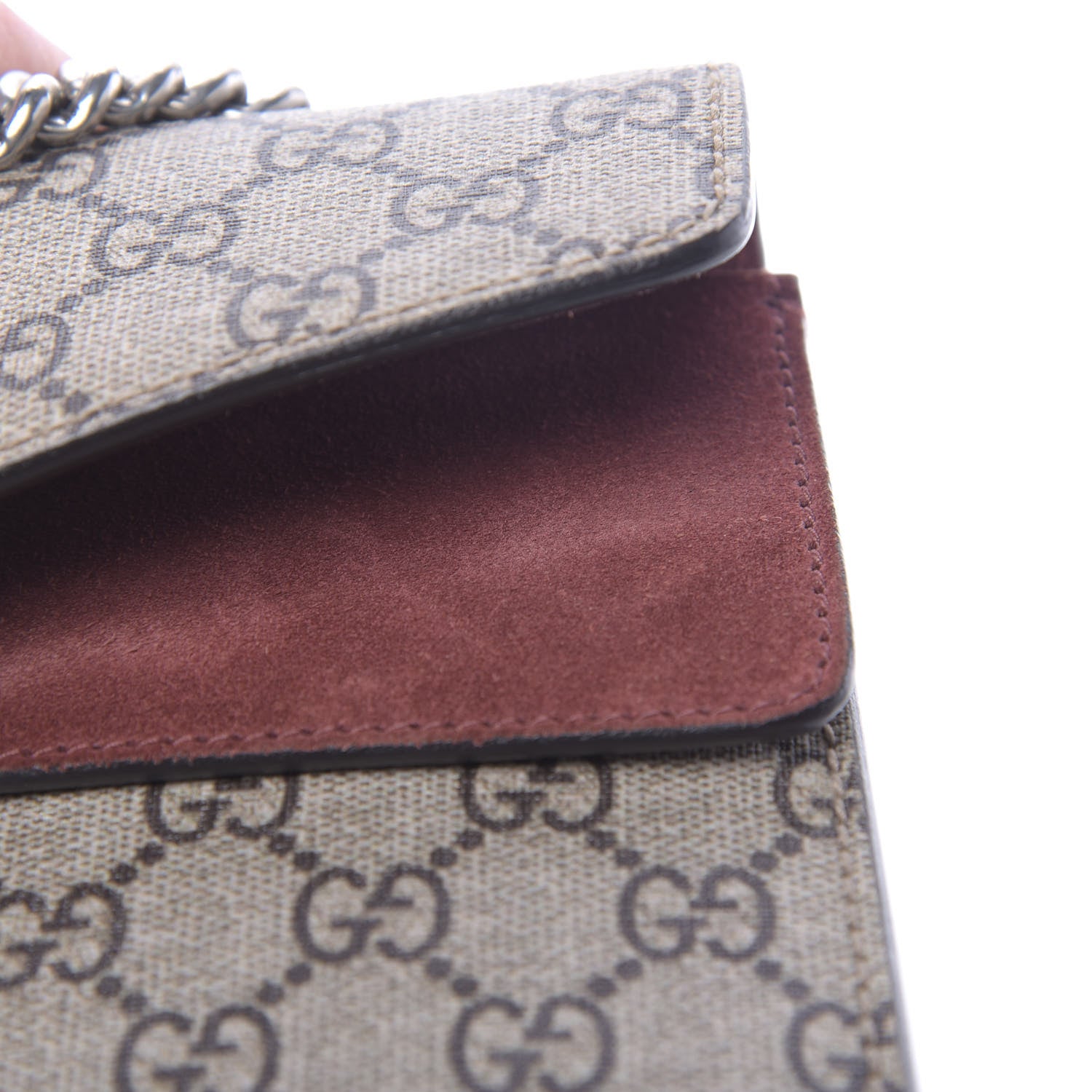 Gucci GG Supreme Monogram Blooms Small Dionysus Shoulder Bag Beige Multicolor Dry Rose 14 of 15