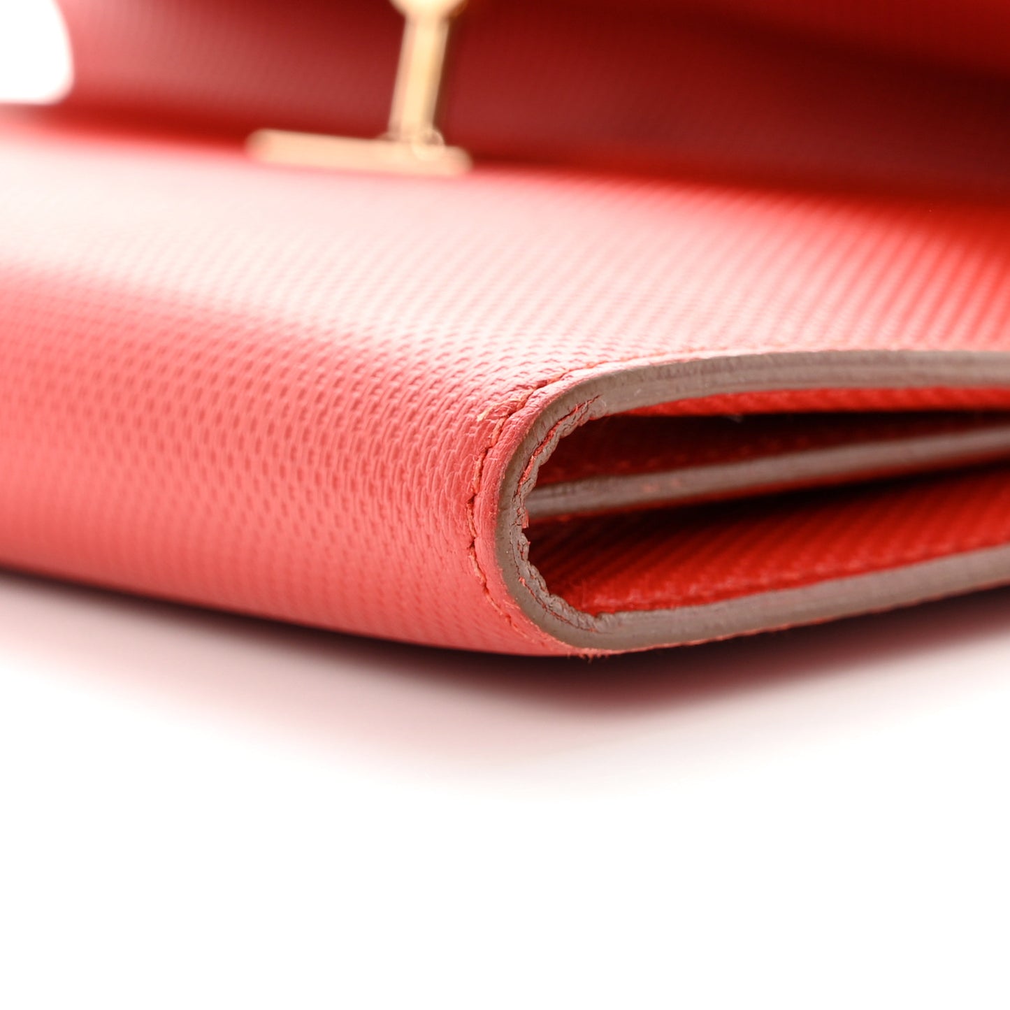 Grain d'H Kelly Longue Wallet Sanguine