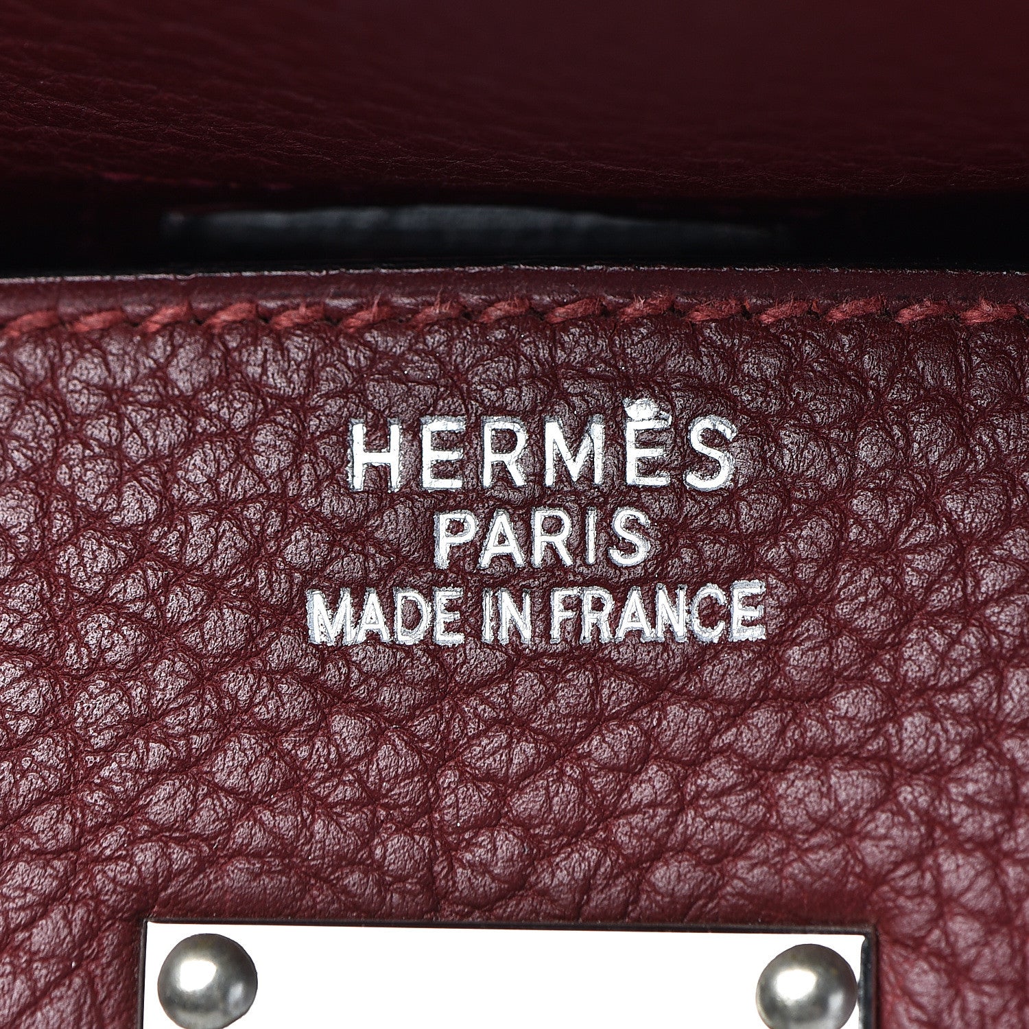 Hermes Fjord HAC Birkin 40 Rouge H 6 of 32