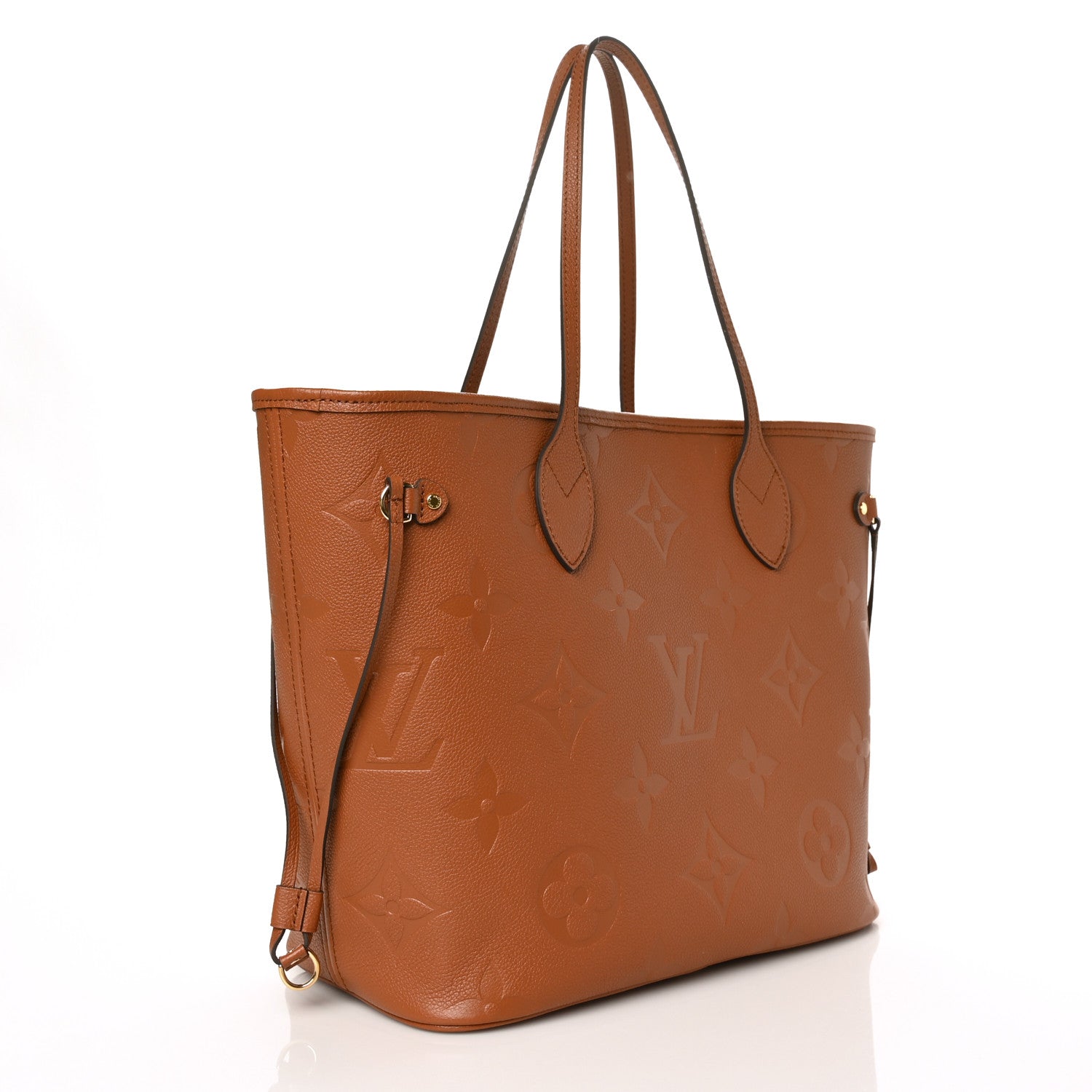 Louis Vuitton Empreinte Monogram Giant Neverfull MM Cognac 3 of 6