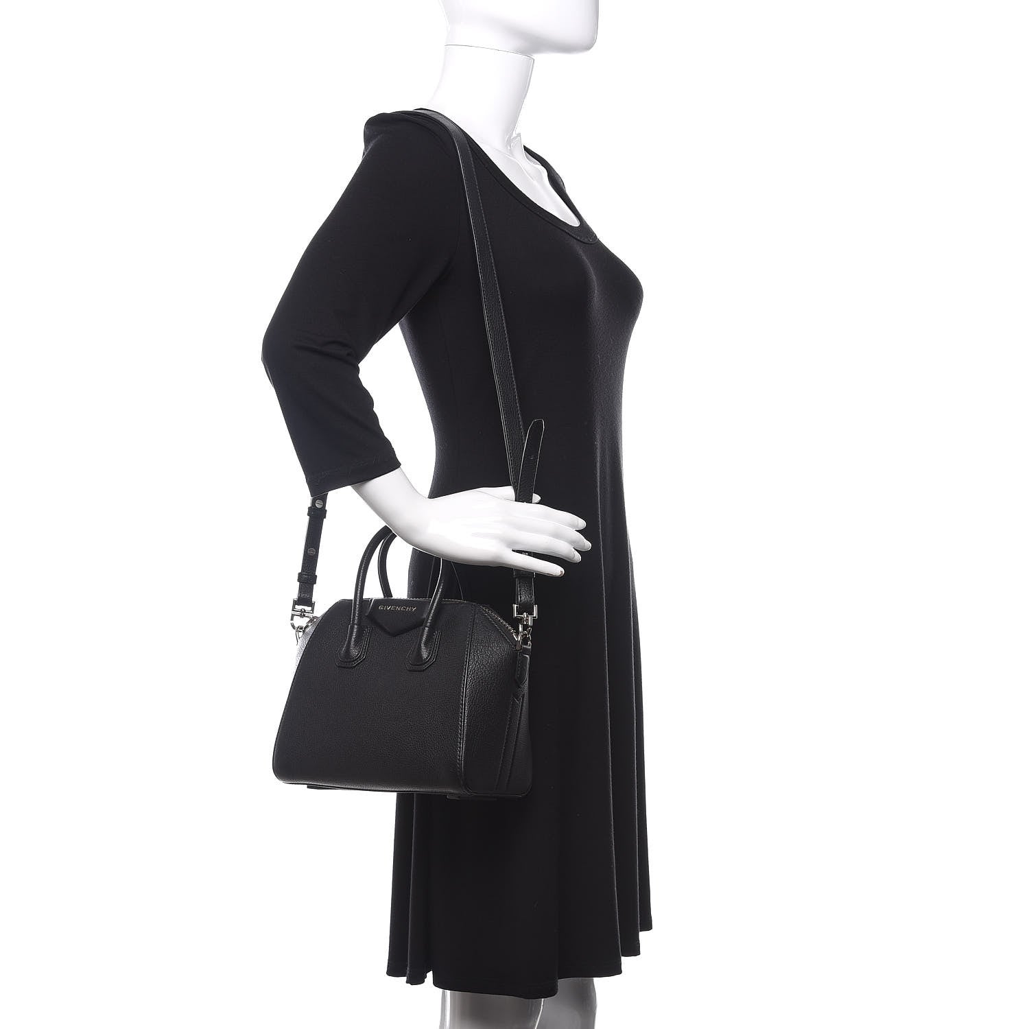 Givenchy Sugar Goatskin Mini Antigona Black 2 of 10