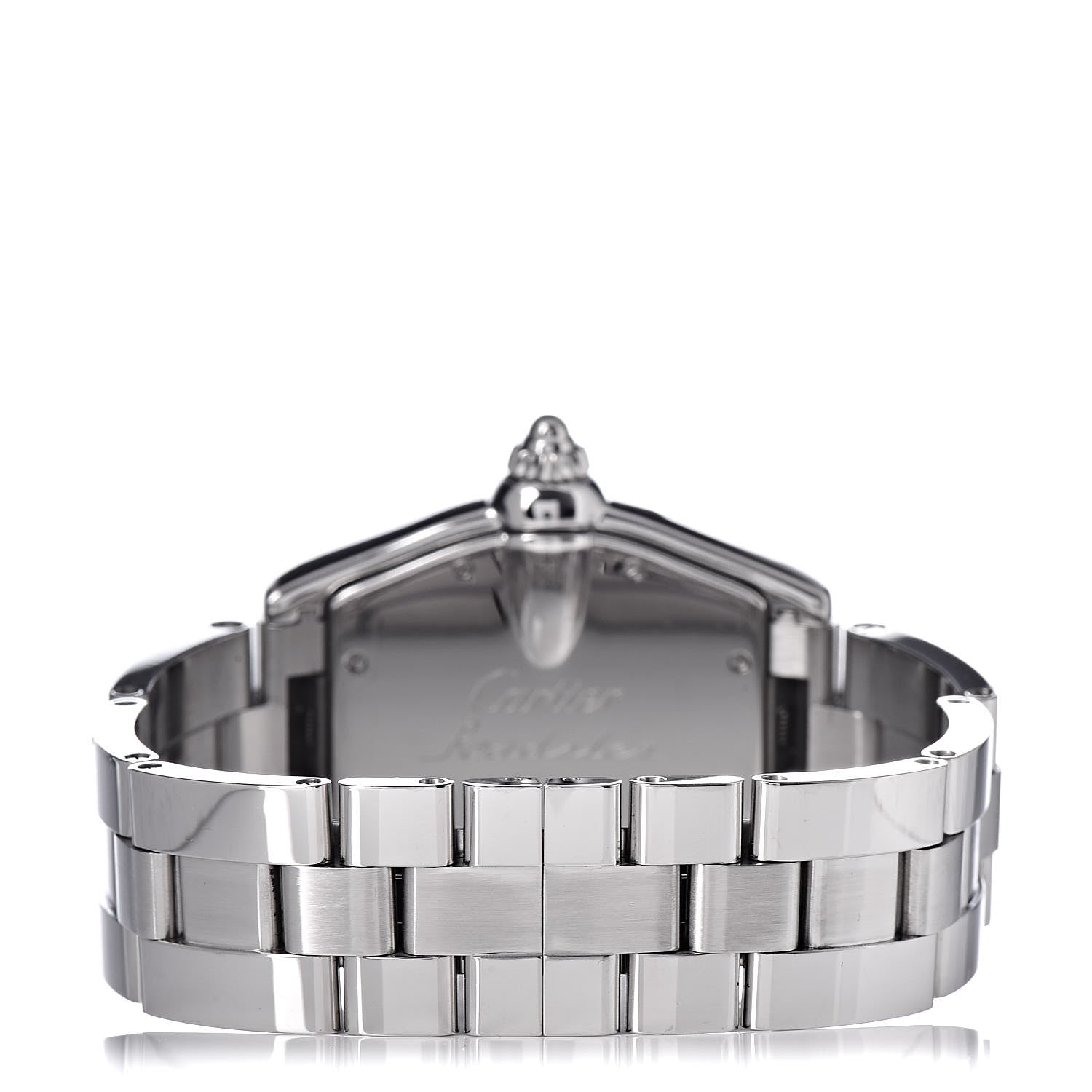 Cartier Stainless Steel 37mm Roadster Automatic Watch Black 4 of 7