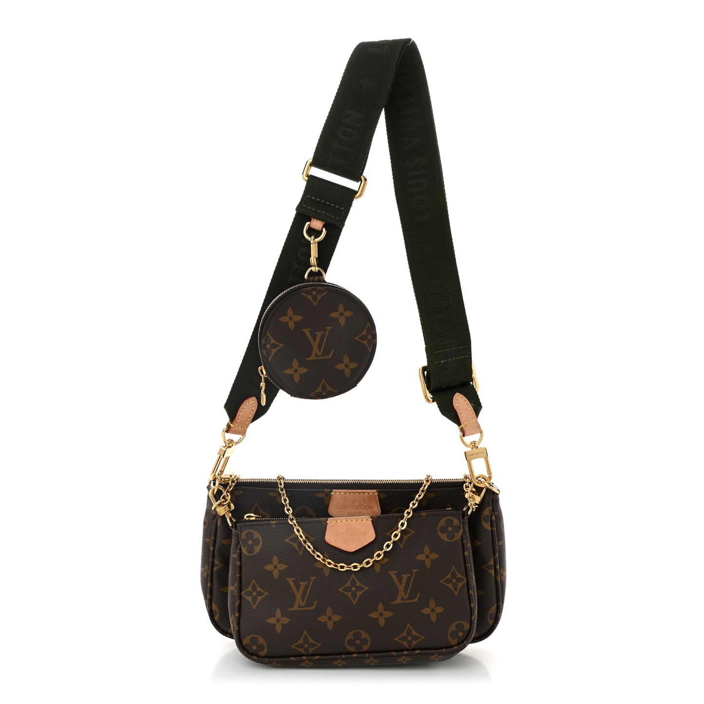 Monogram Multi Pochette Accessories Kaki
