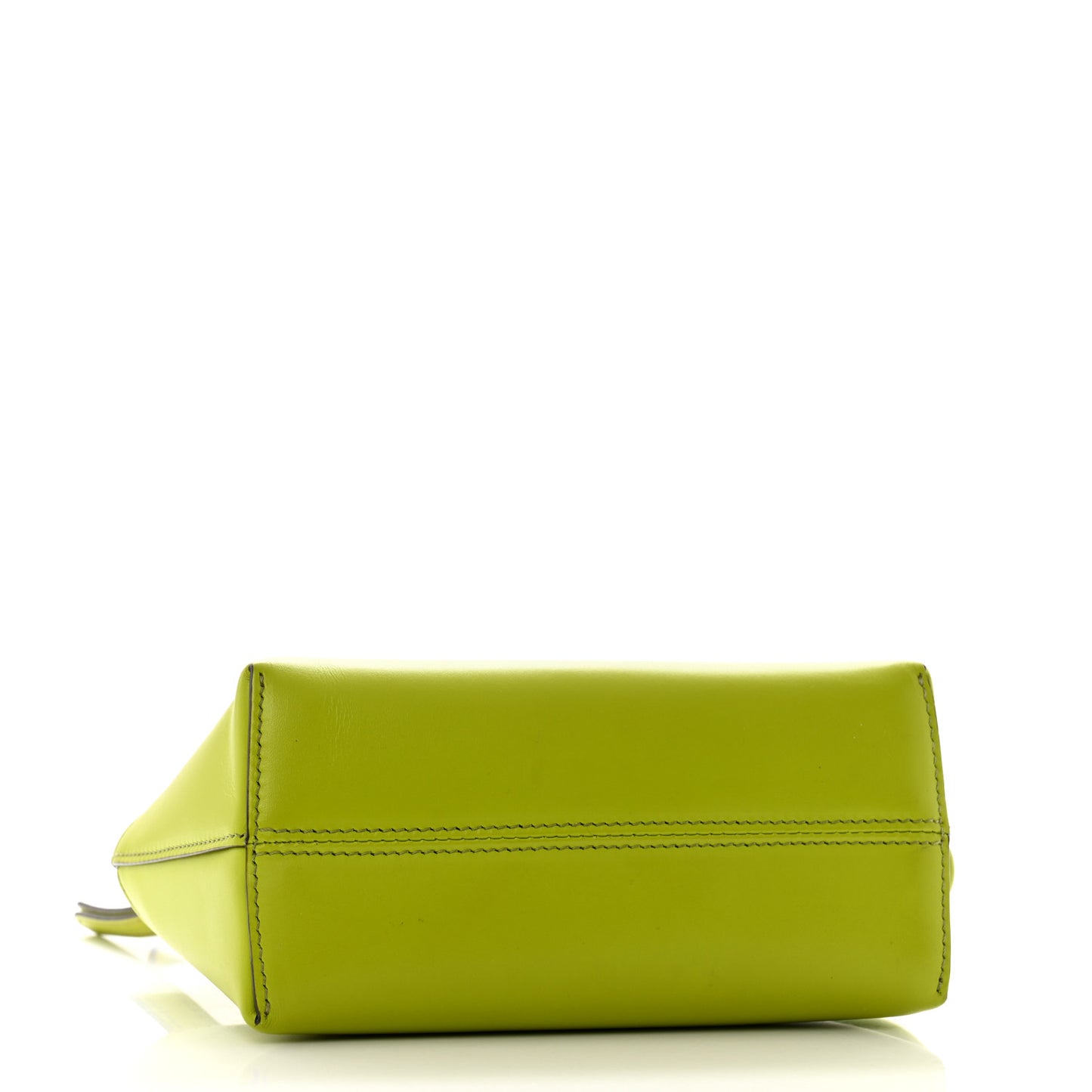 Vitello King Plexiglass Logo Embossed Mini By The Way Top Handle Boston Bag Wasabi