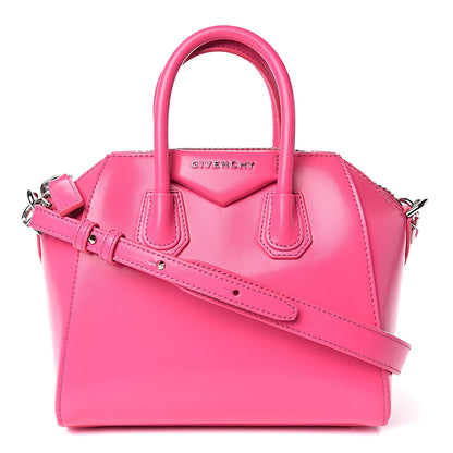 Givenchy Shiny Lord Calfskin Mini Antigona Shocking Pink 1 of 10