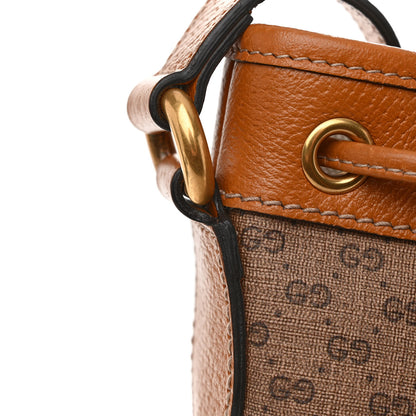 Gucci X DISNEY Mini Vintage GG Supreme Monogram Bucket Bag Beige Vintage Sun Oil 12 of 12