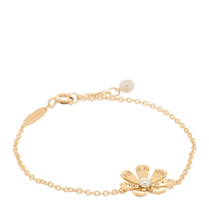 Tiffany 18K Yellow Gold Sterling Silver Return to Tiffany Daisy Chain Bracelet 1 of 3