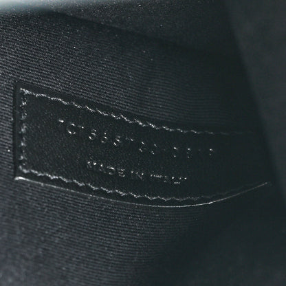 Saint Laurent Smooth Shiny Calfskin Monogram Uptown Baby Pouch Black 7 of 9