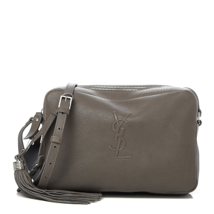 Saint Laurent Lambskin Monogram Small Lou Camera Bag Fog 1 of 10