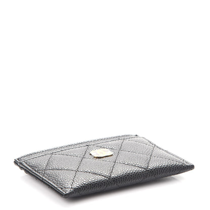 Chanel Caviar Quilted Card Holder Black 4 of 9