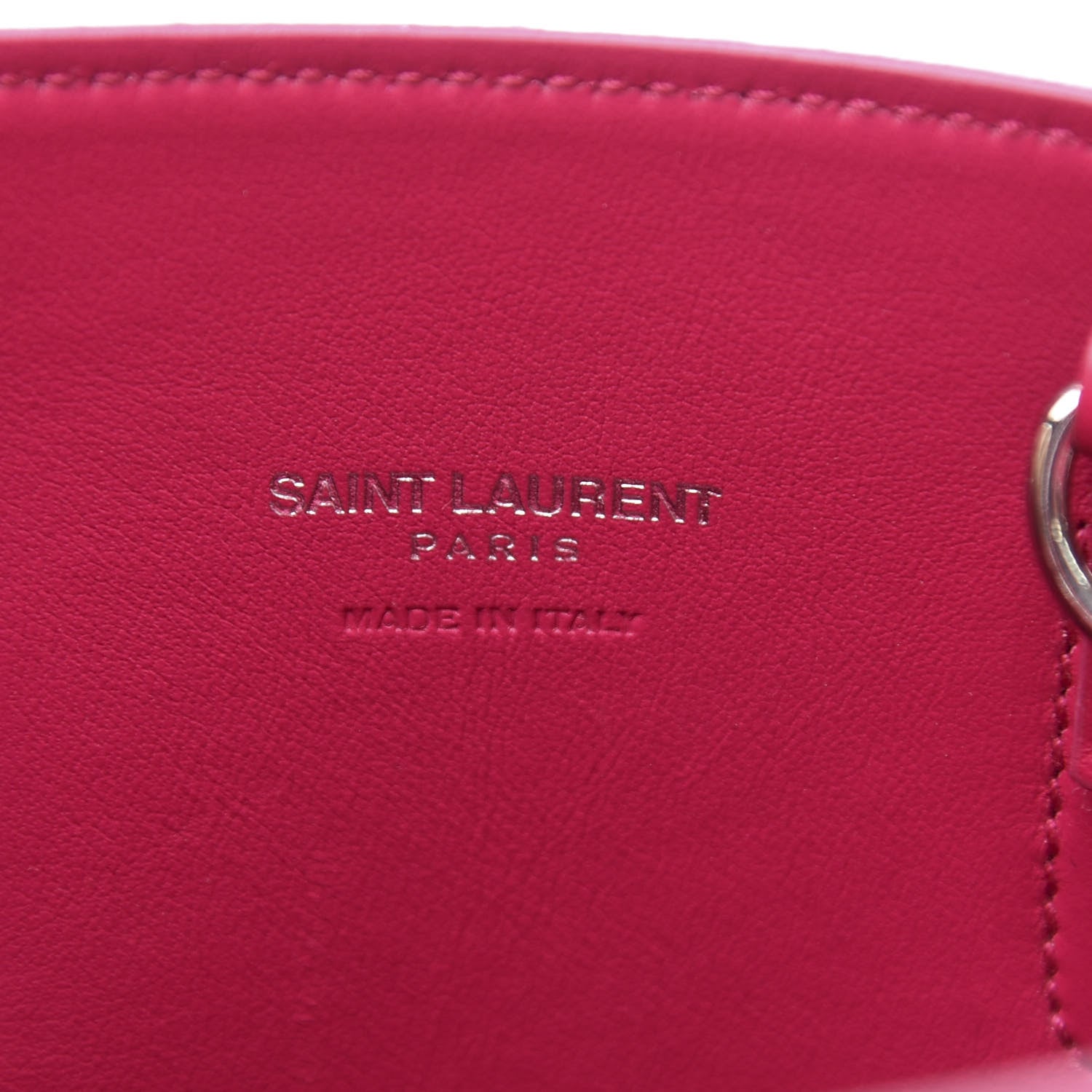 Saint Laurent Grained Calfskin Nano Sac De Jour Fuchsia 5 of 12