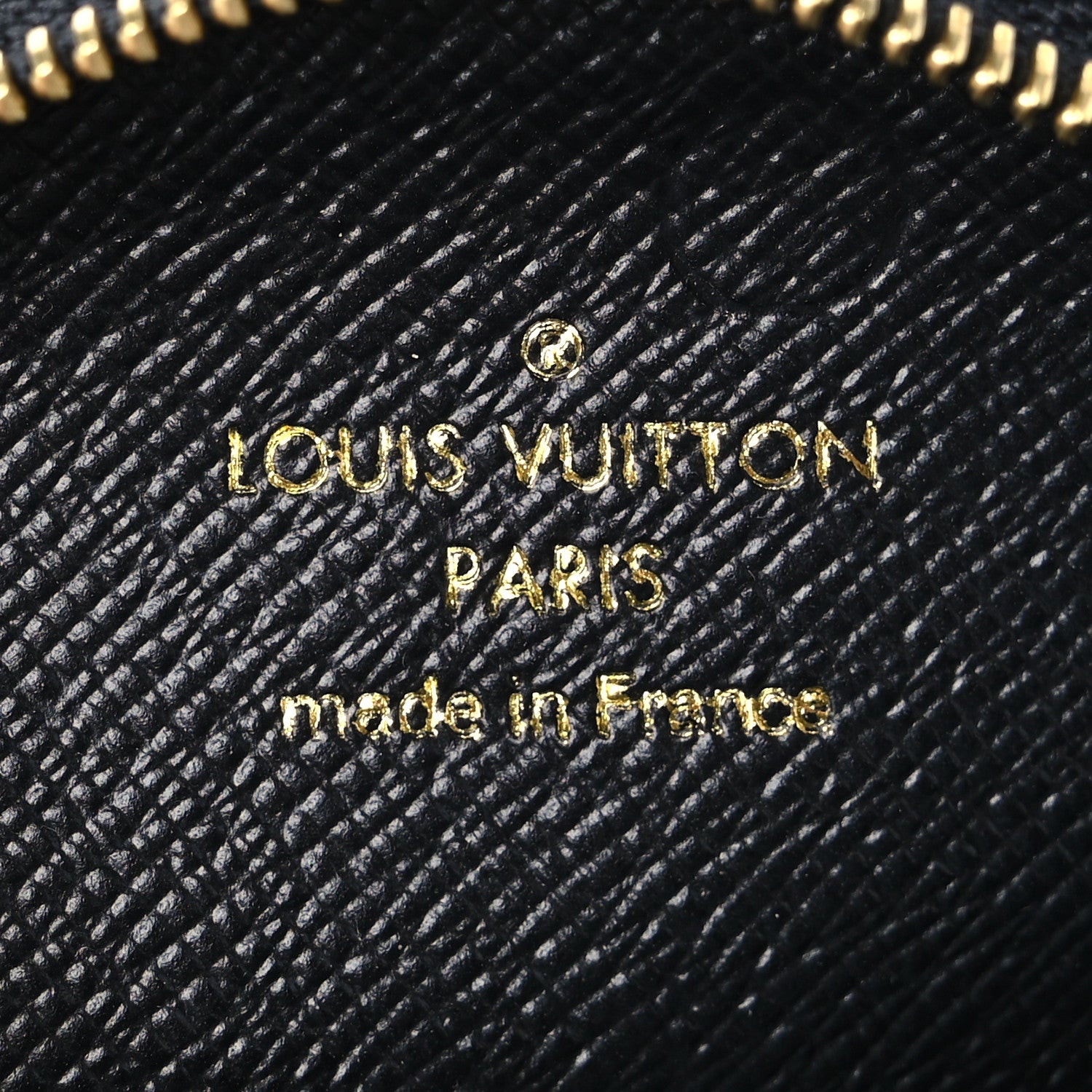 Louis Vuitton Monogram Giant Crafty Round Coin Purse Creme Rouge 6 of 6
