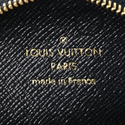 Louis Vuitton Monogram Giant Crafty Round Coin Purse Creme Rouge 6 of 6