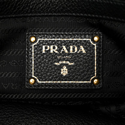 Prada Vitello Daino Shopping Tote Black 6 of 11