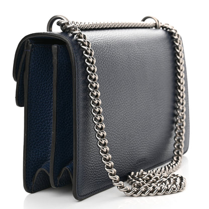 Gucci Dollar Calfskin Crystal Small Dionysus Shoulder Bag Blue Agata Montana Sapphire 3 of 11