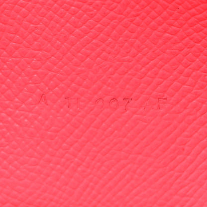 Hermes Epsom Bearn Gusset Wallet Rose Lipstick 8 of 9