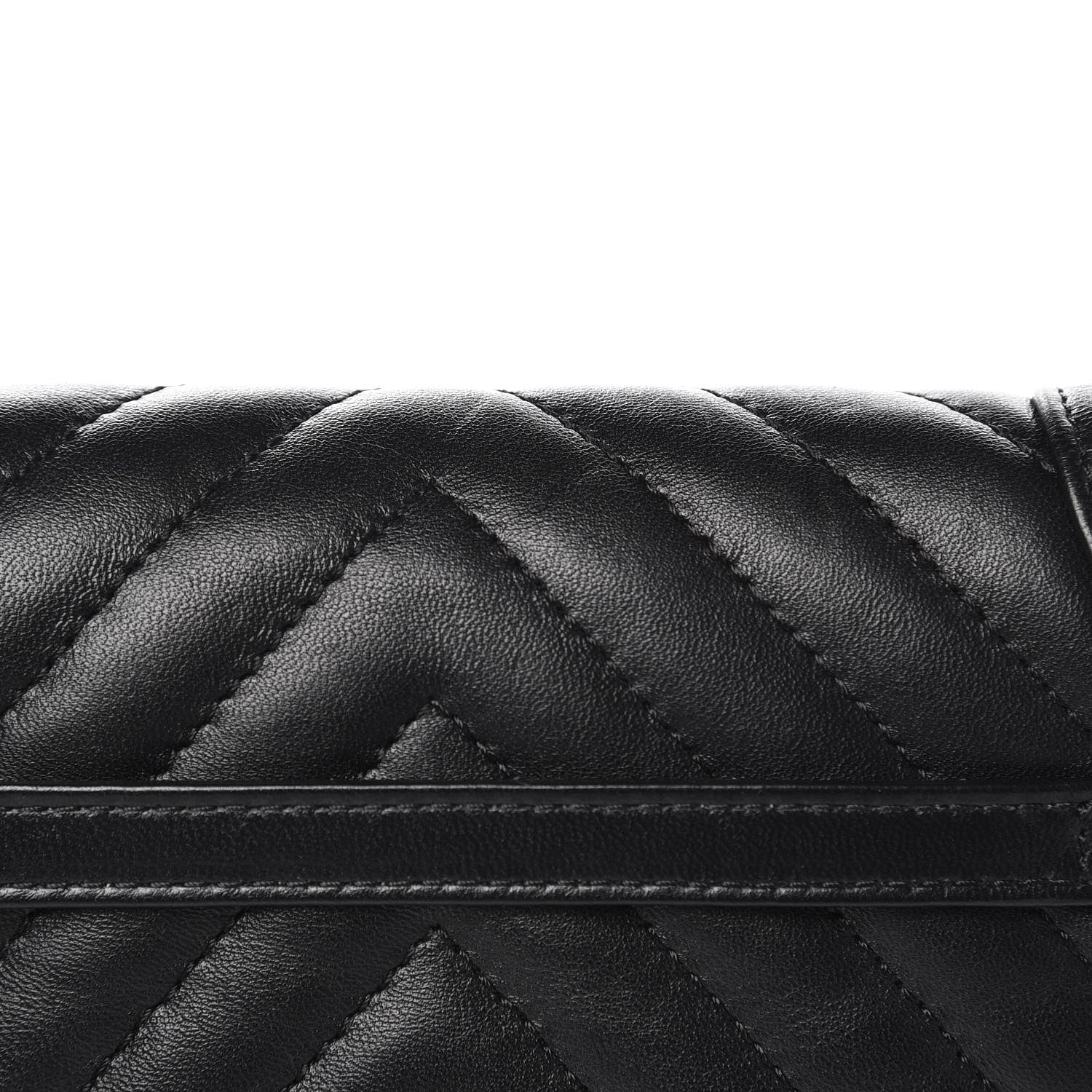 Chanel Calfskin Chevron Waist Belt Bag Black 8 of 10