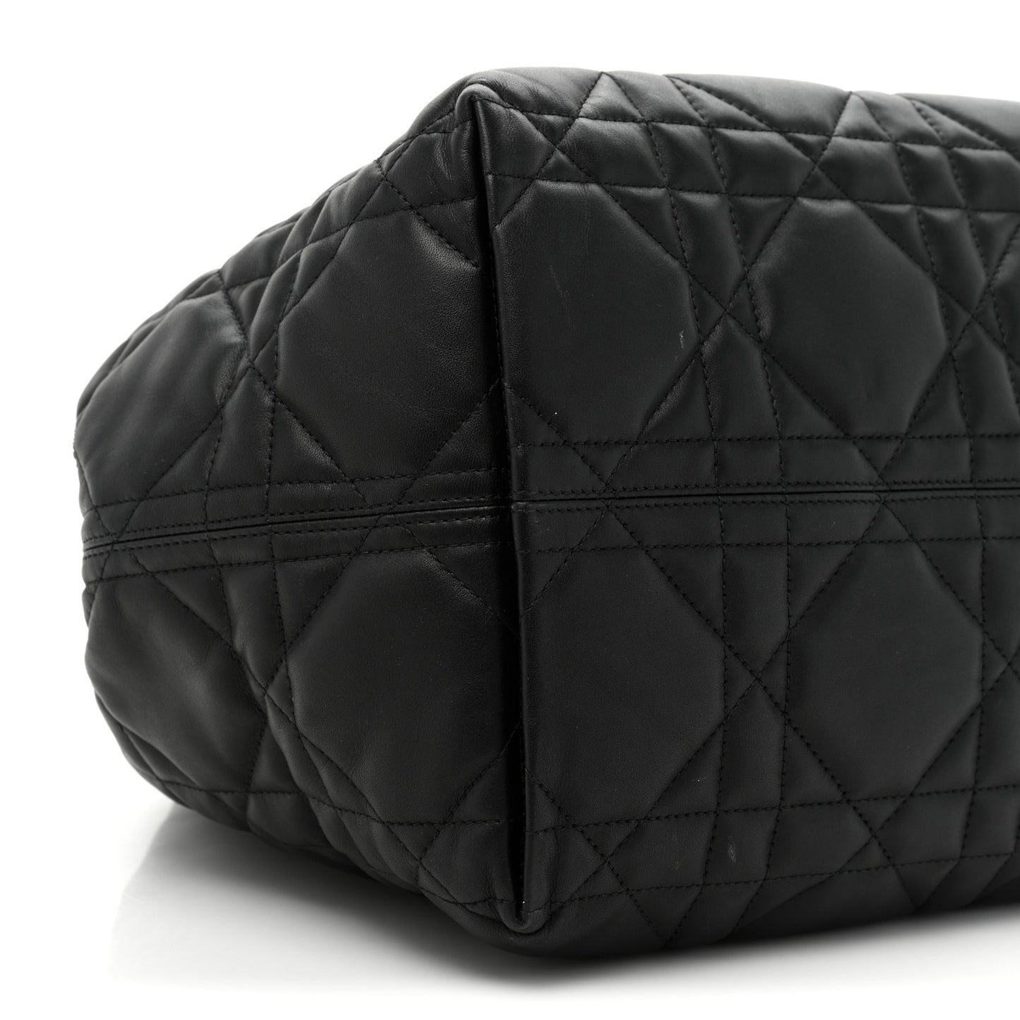 Calfskin Macrocannage Large Toujours Black