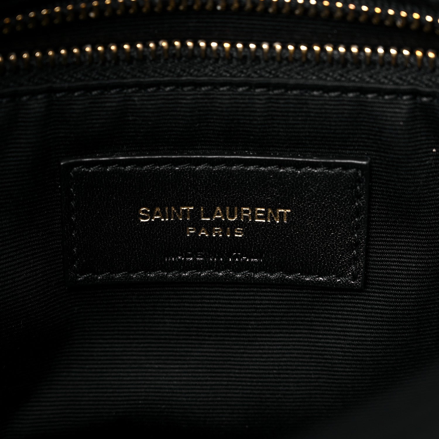 Saint Laurent Lambskin Quilted Toy Loulou Puffer Monogram Chain Satchel Black 7 of 13