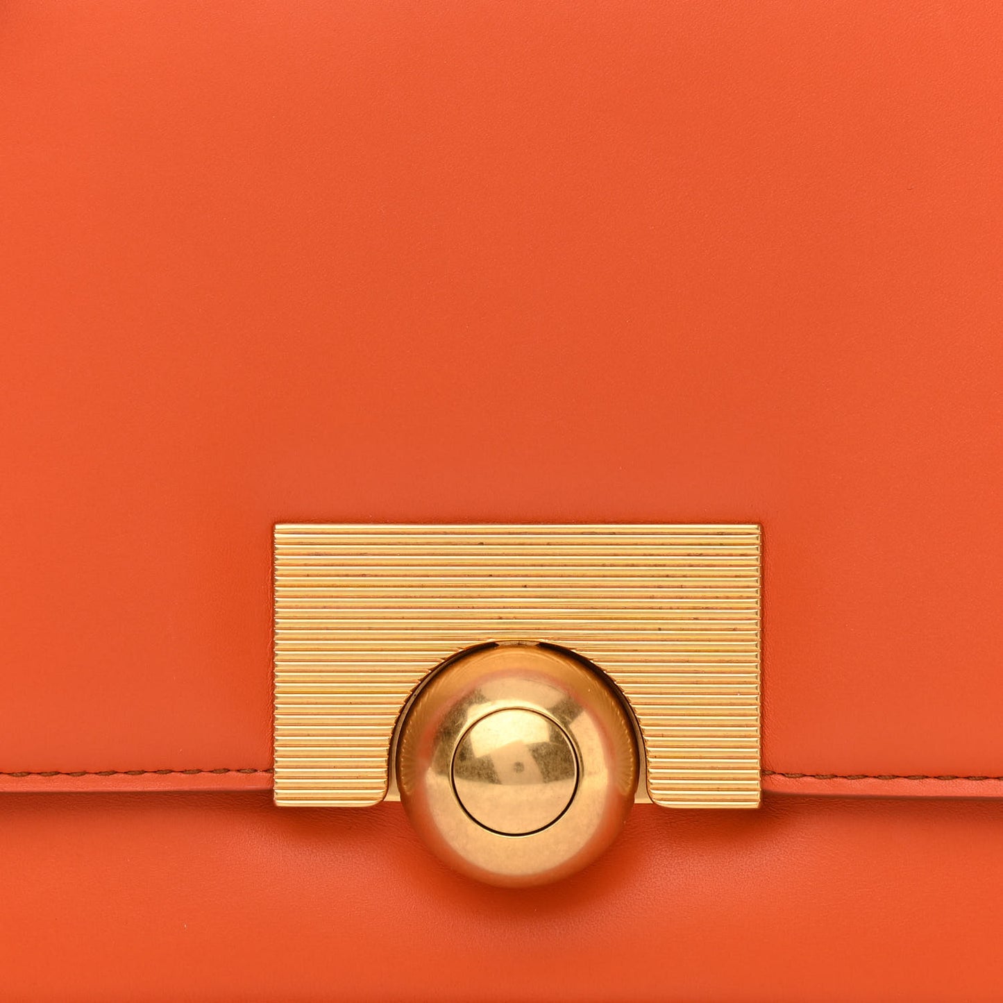Spazzolato Calfskin Classic BV Classic Bag Orange