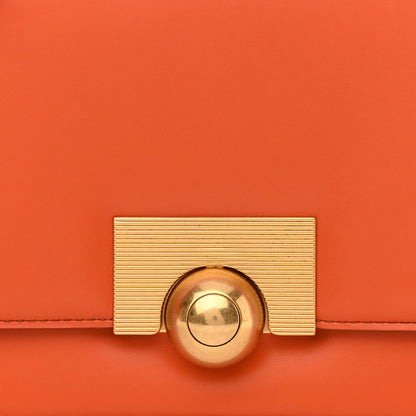 Bottega Veneta Spazzolato Calfskin Classic BV Classic Bag Orange 10 of 10