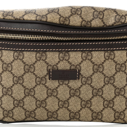 Gucci GG Supreme Monogram Belt Bag Dark Brown 8 of 10