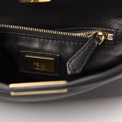 Fendi Nappa Mini Peekaboo Iconic Satchel Black 7 of 12